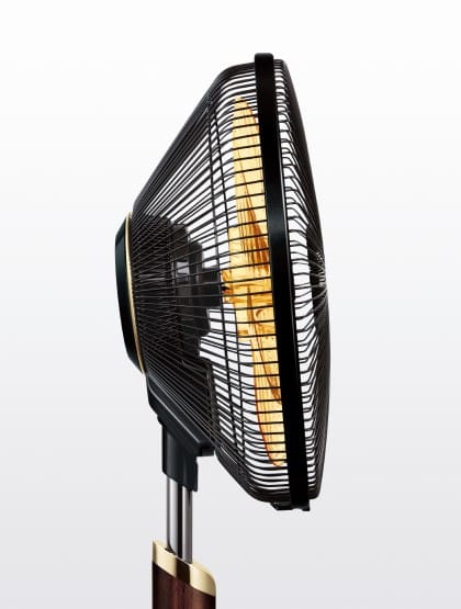 Lồng quạt điện Nhật gỗ óc chó