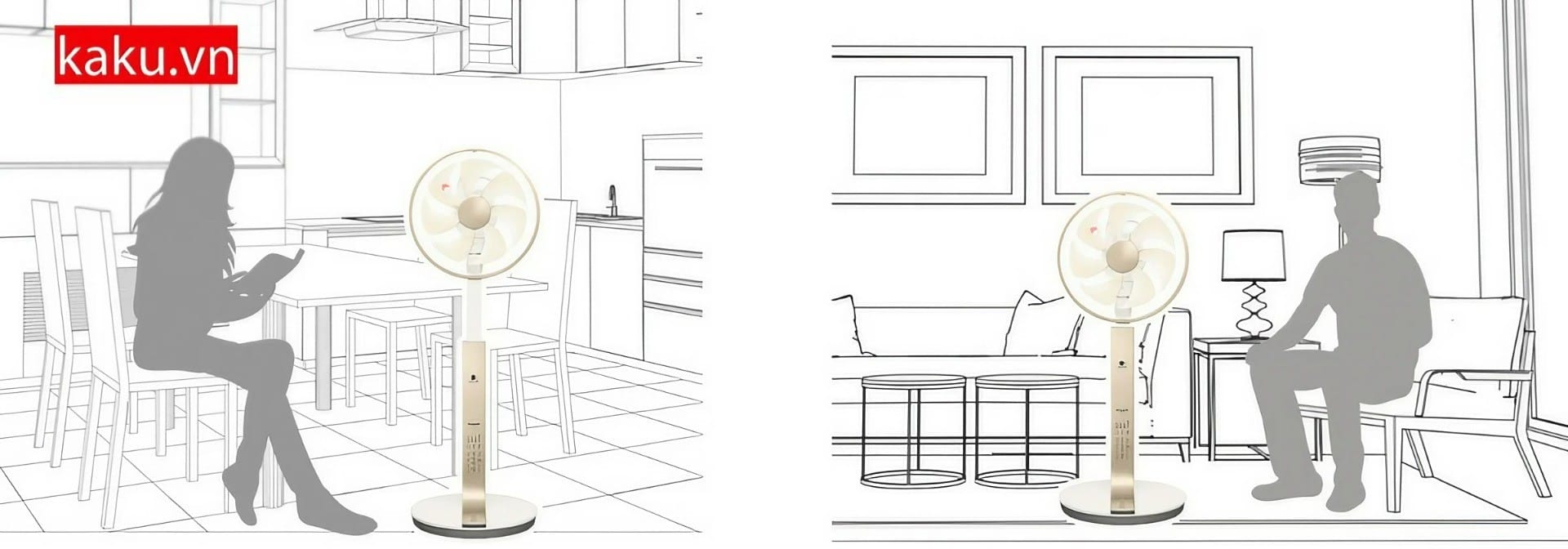 Quạt điện Panasonic F-CV339 Hiện Đại Cao Cấp
