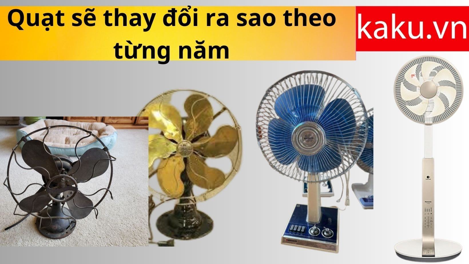 Quạt điện nội địa Nhật thay đổi như thế nào qua từng năm ?