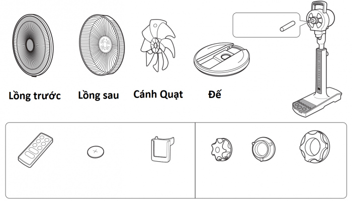 Hướng dẫn sử dụng quạt điện Hitachi HEF-AL300 nội địa Nhật 2 Hướng dẫn sử dụng quạt điện Hitachi HEF-AL300 nội địa Nhật