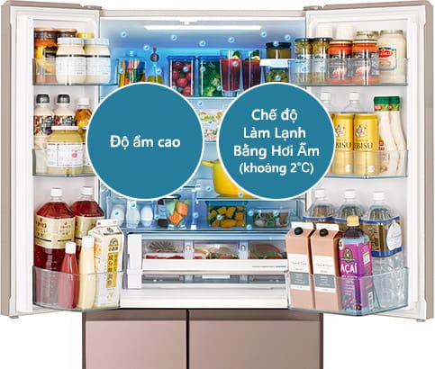 Tủ Lạnh Hitachi RHW620RV: Khám phá Tủ Lạnh Nhập Khẩu Nhật Bản 6 Cánh