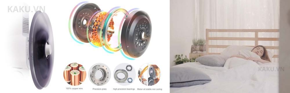 Quạt điện Sharp PJ-N3DS-W kiêm khử mùi chất lượng cao cấp 9 vvCông nghệ DC biến tần cực êm, tiết kiệm chỉ hơn 20W