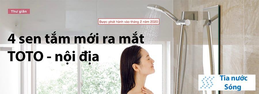 4 model sen tắm TOTO nội địa Nhật mới ra mắt