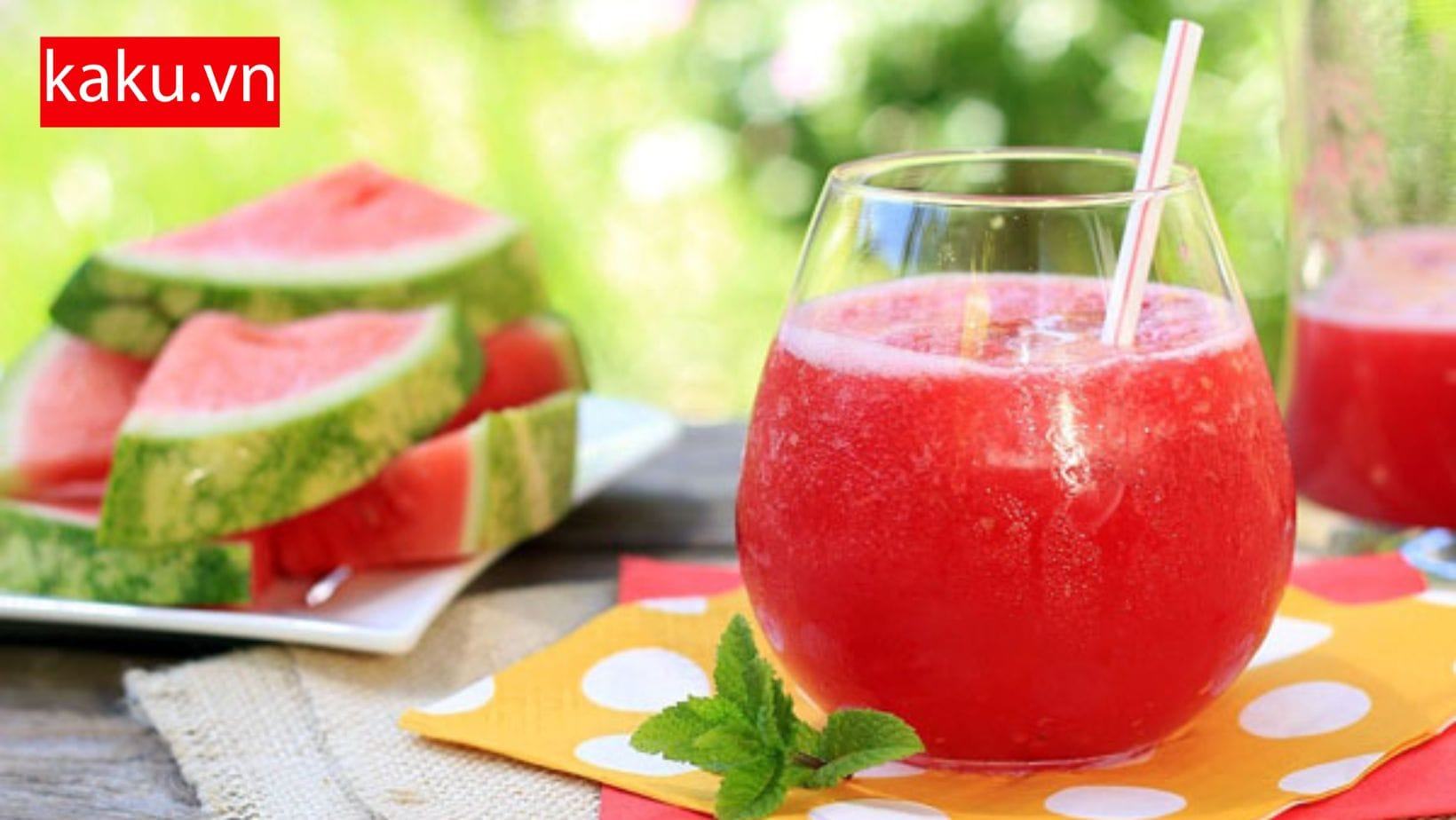 Top 6 loại nước ép thần thánh tốt cho cơ thể bạn. 7 Nước ép dưa hấu