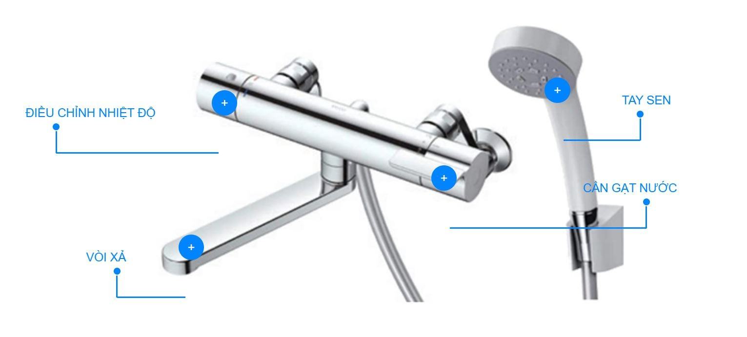 Sen tắm TOTO nội địa Nhật TBV03401J 7 toto-tbv03401j