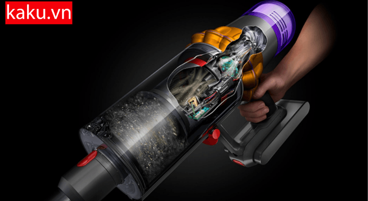 Tận hưởng không gian sạch sẽ với máy hút bụi Dyson V15. 9 máy hút bụi chứa bụi lớn