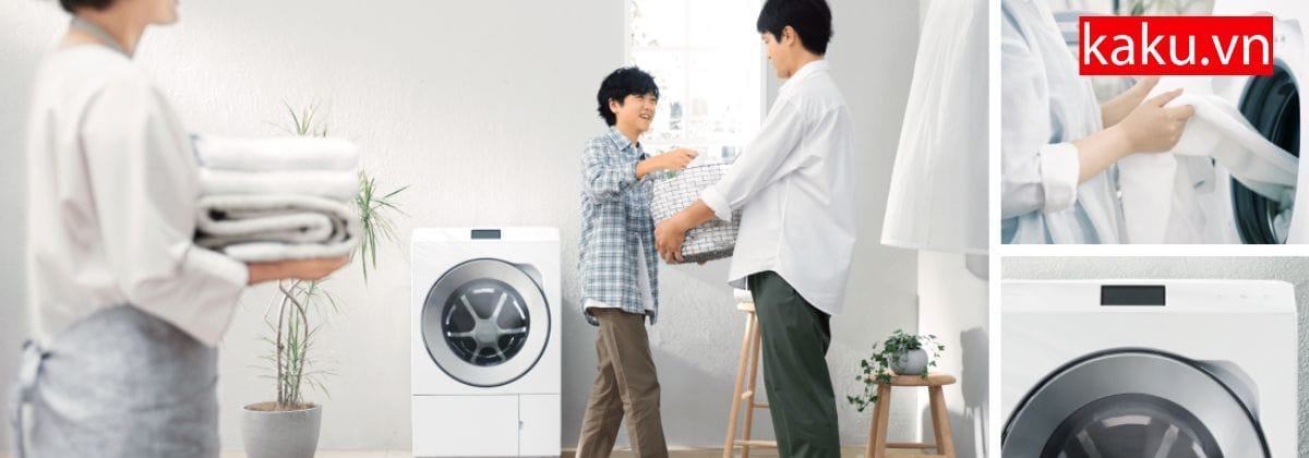 Panasonic - Máy giặt lồng ngang tốt nhất thị trường. 8 NA-LX129AL
