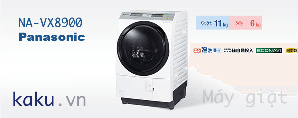 Đánh giá máy giặt Panasonic NA-VX8900 nội địa nhật