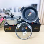 Nồi Đá 7 Lớp Cao Cấp Lock&lock Stone LCA6244D Chính Hãng