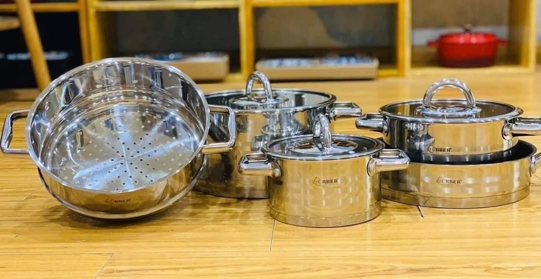 BỘ NỒI CHẢO ARBER AN05I 5 MÓN CHẤT LƯỢNG 3 BỘ NỒI CHẢO ARBER AN05I 5 MÓN CHẤT LƯỢNG - Hình ảnh 3