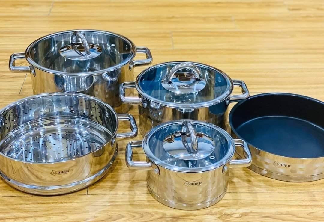 BỘ NỒI CHẢO ARBER AN05I 5 MÓN CHẤT LƯỢNG 4 BỘ NỒI CHẢO ARBER AN05I 5 MÓN CHẤT LƯỢNG - Hình ảnh 4