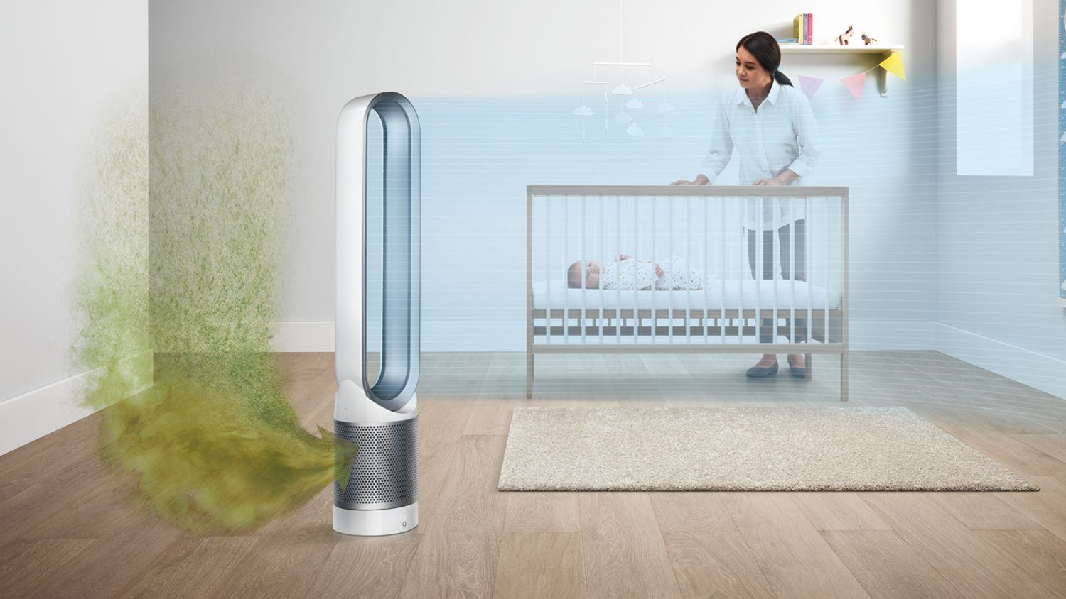 Quạt không cánh Dyson TP00WS nội địa Nhật 5 Quạt không cánh Dyson TP00WS nội địa Nhật