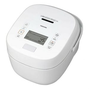 Nồi cơm Toshiba RC-18KGW nội địa Nhật IH, áp suất, hút chân không