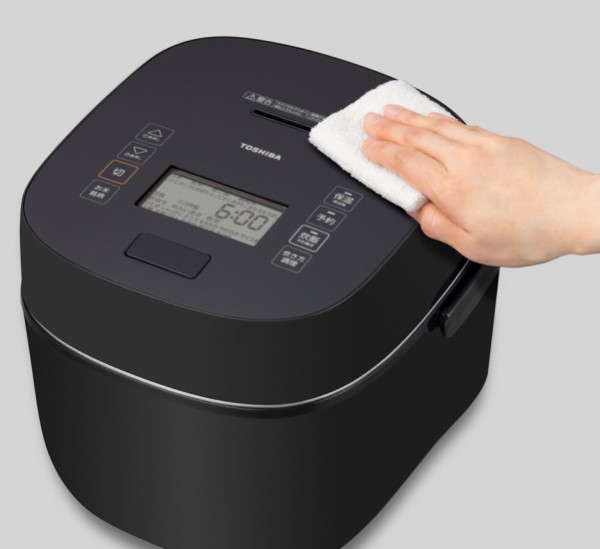 Nồi cơm Toshiba RC-18KGW nội địa Nhật IH, áp suất, hút chân không