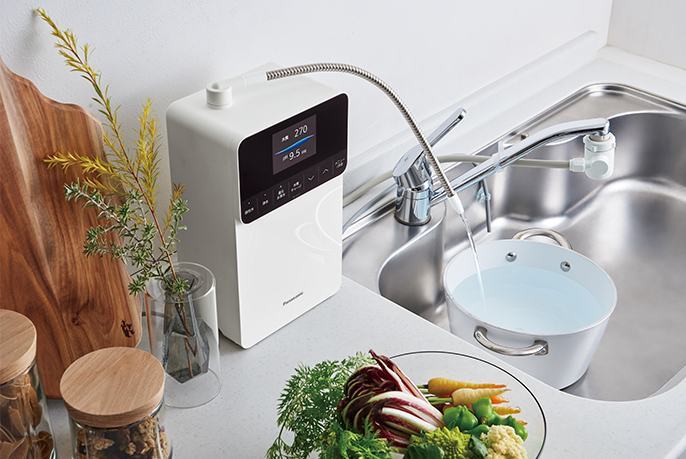 Máy lọc nước TK-HS71 Panasonic nội địa Nhật ion kiềm 4 お料理にもたっぷり使える