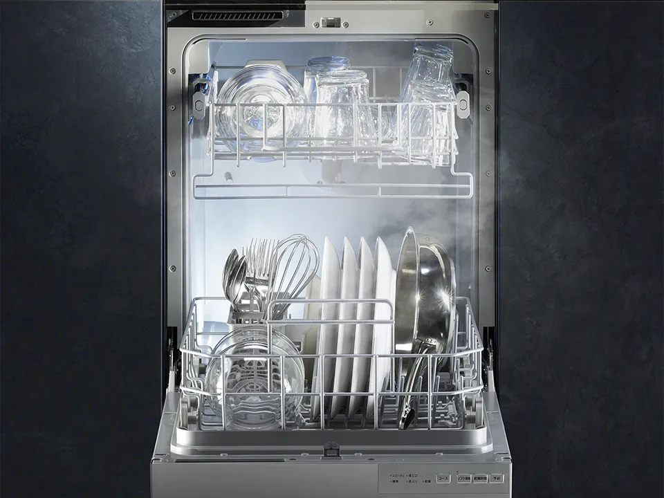 Máy rửa chén bát Rinnai RSW-F403C-SV nội địa Nhật