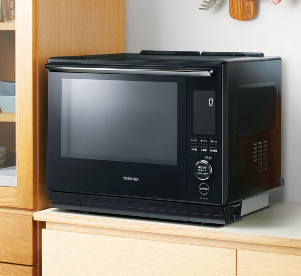 Lò vi sóng Toshiba ER-YD3000 Nhật Bản, nướng vòm đá tới 300°C