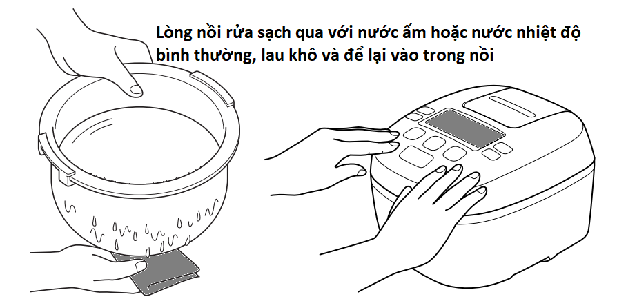 Hướng dẫn sử dụng nồi cơm điện Tiger JPI-X180-KX nội địa Nhật