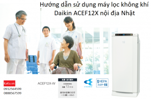 Hướng dẫn sử dụng máy lọc không khí ACEF12X