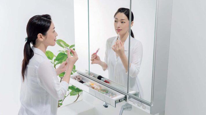 Tủ lavabo Takara Famile 750mm – cân đối mọi không gian 5 Tủ Gương Takara Famile S-Yer075Hxa (Ybw)
