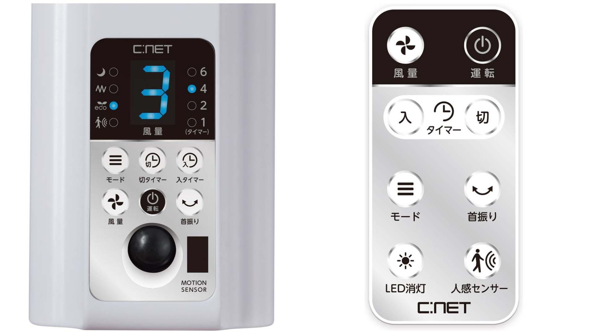 Quạt treo tường Cnet CKAJ403WH Nhật Bản chạy siêu êm 9 Quạt treo tường Cnet CKAJ403WH Nhật Bản chạy siêu êm