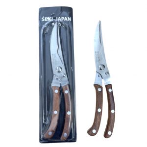 Trang chủ 80 Kéo cắt gà Seki-Japan cán gỗ hương