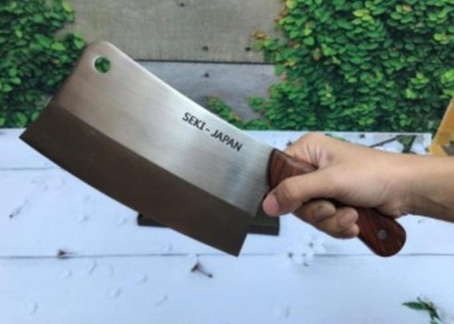 Dao chặt xương Seki-Japan cán gỗ hương